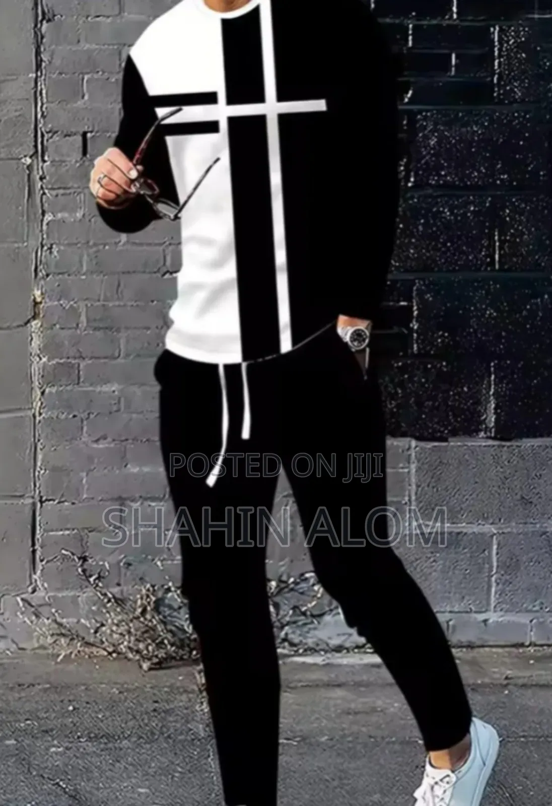 ফুল হাতা গেঞ্জি এবং ট্রাউজার সেট