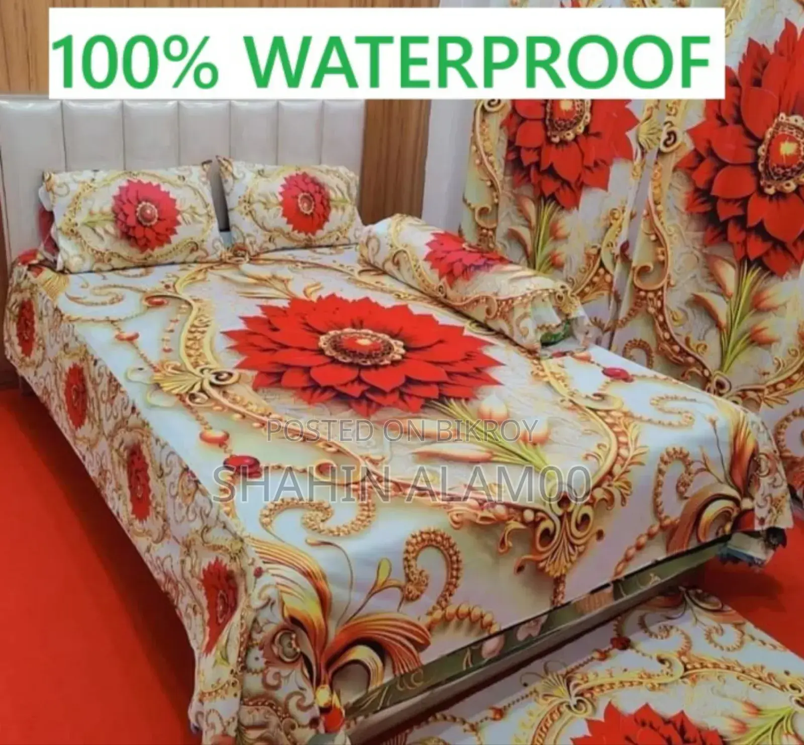 100% Waterproof Premium Quality Bedsheet