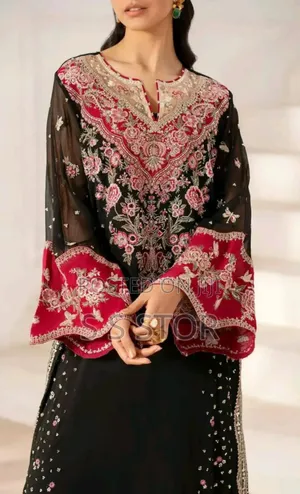 Georgette Embroidery Three Piece আপডেট কালেকশন হাই কোয়ালিটি