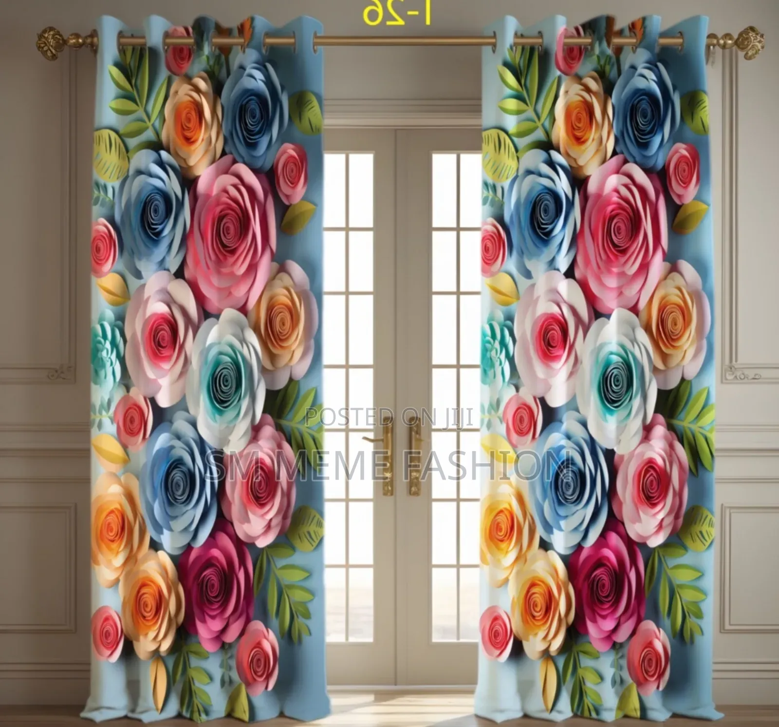 3d Print Premium Curtains (2 Piece)
