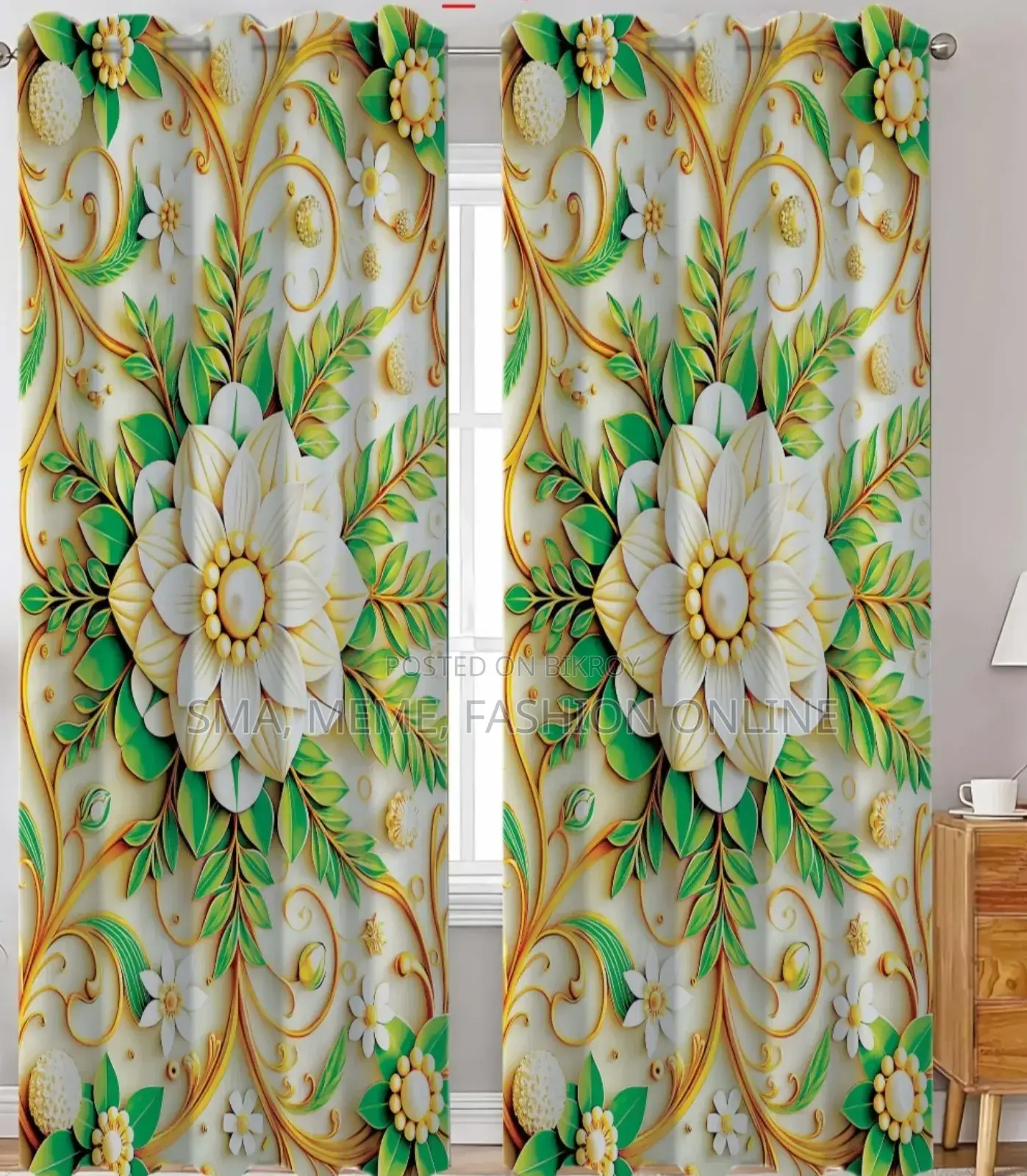 3D Print Premium Curtains (2 Piece)