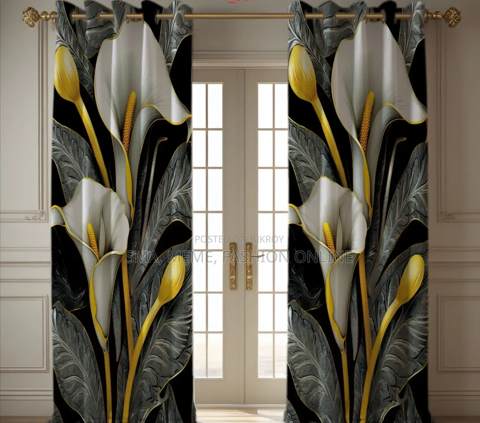 3D Print Premium Curtains (2 Piece)