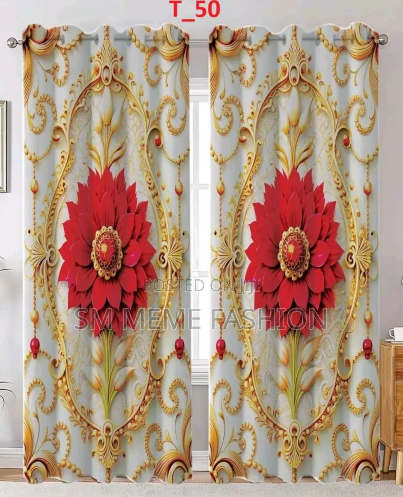 3d Print Premium Curtains (2 Piece)