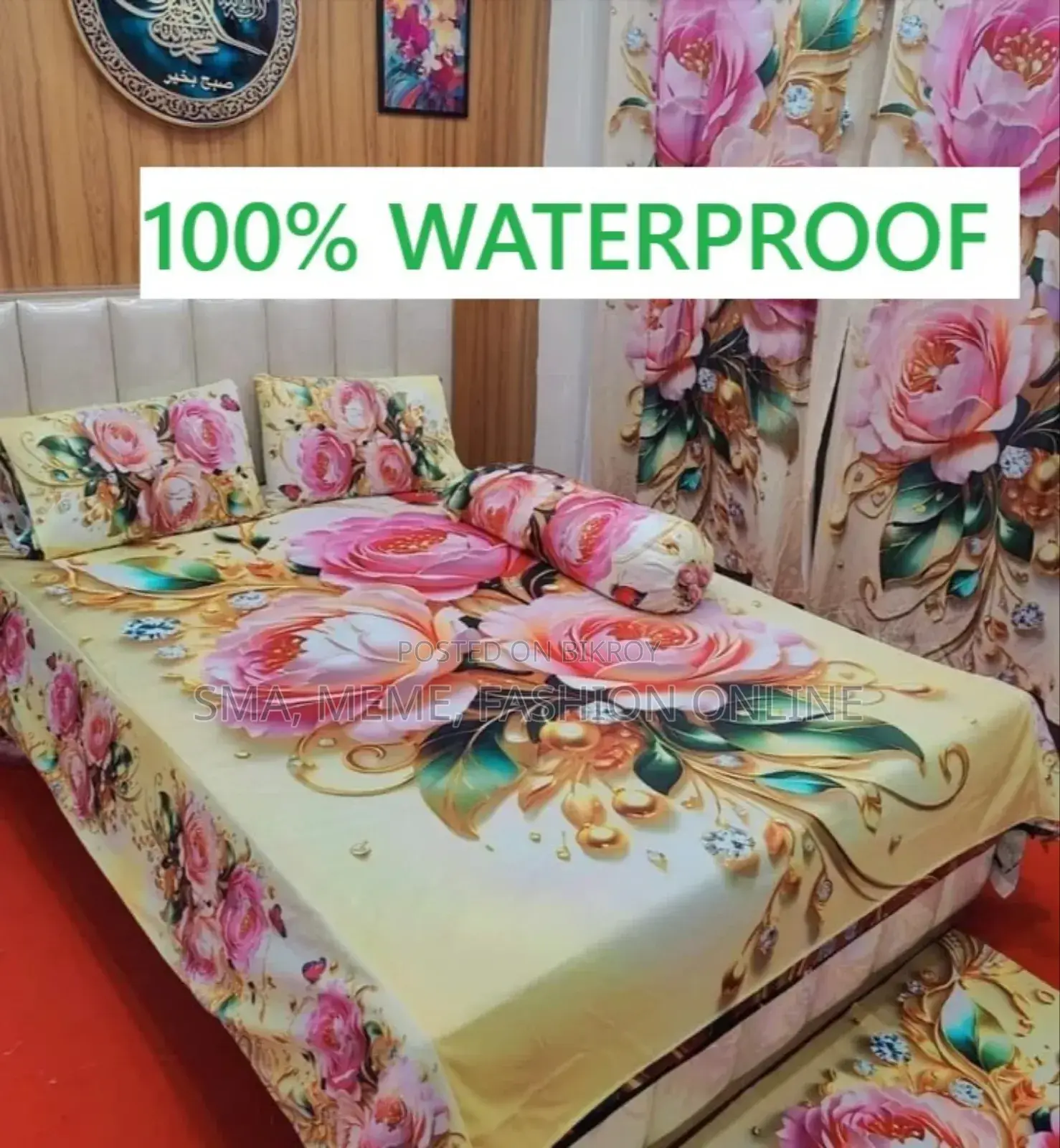 ১০০% ওয়াটারপ্রুফ প্রিমিয়াম কোয়ালিটি বেডশিট