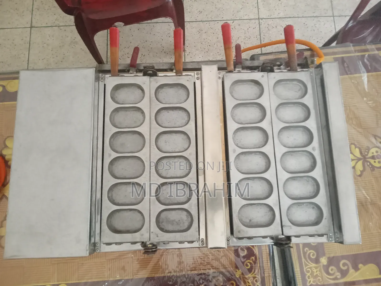 ডাবল ডাইজের ডিম কেক মেশিন বিক্রি করা হবে