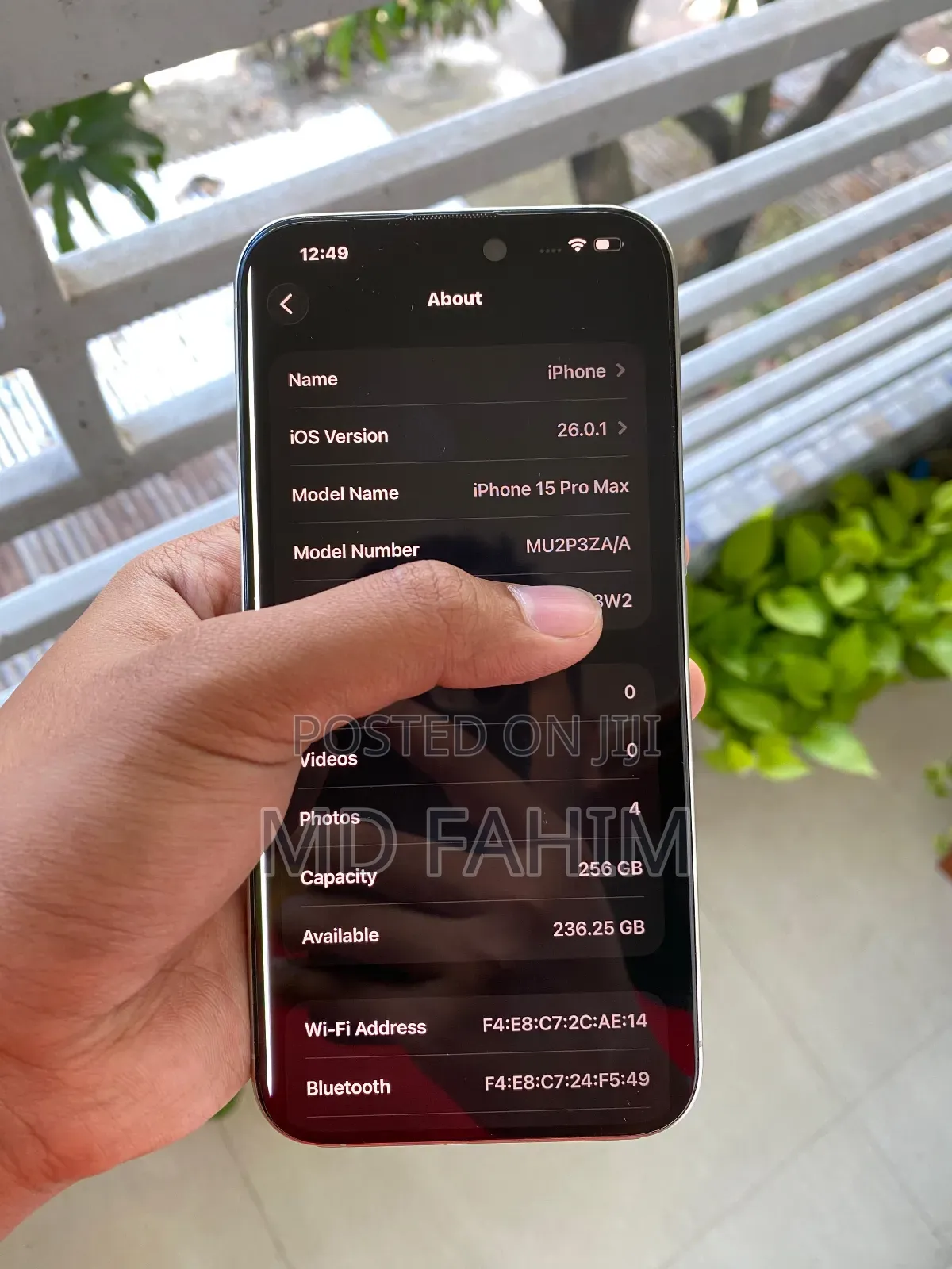 New Apple iPhone 15 Pro Max 256 GB White