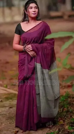 Photo - রুচিশীল ডিজাইন এন্ডি কটন সুতি শাড়ি