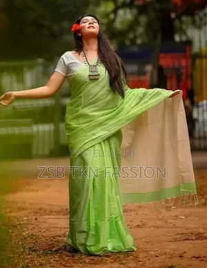 রুচিশীল ডিজাইন এন্ডি কটন সুতি শাড়ি