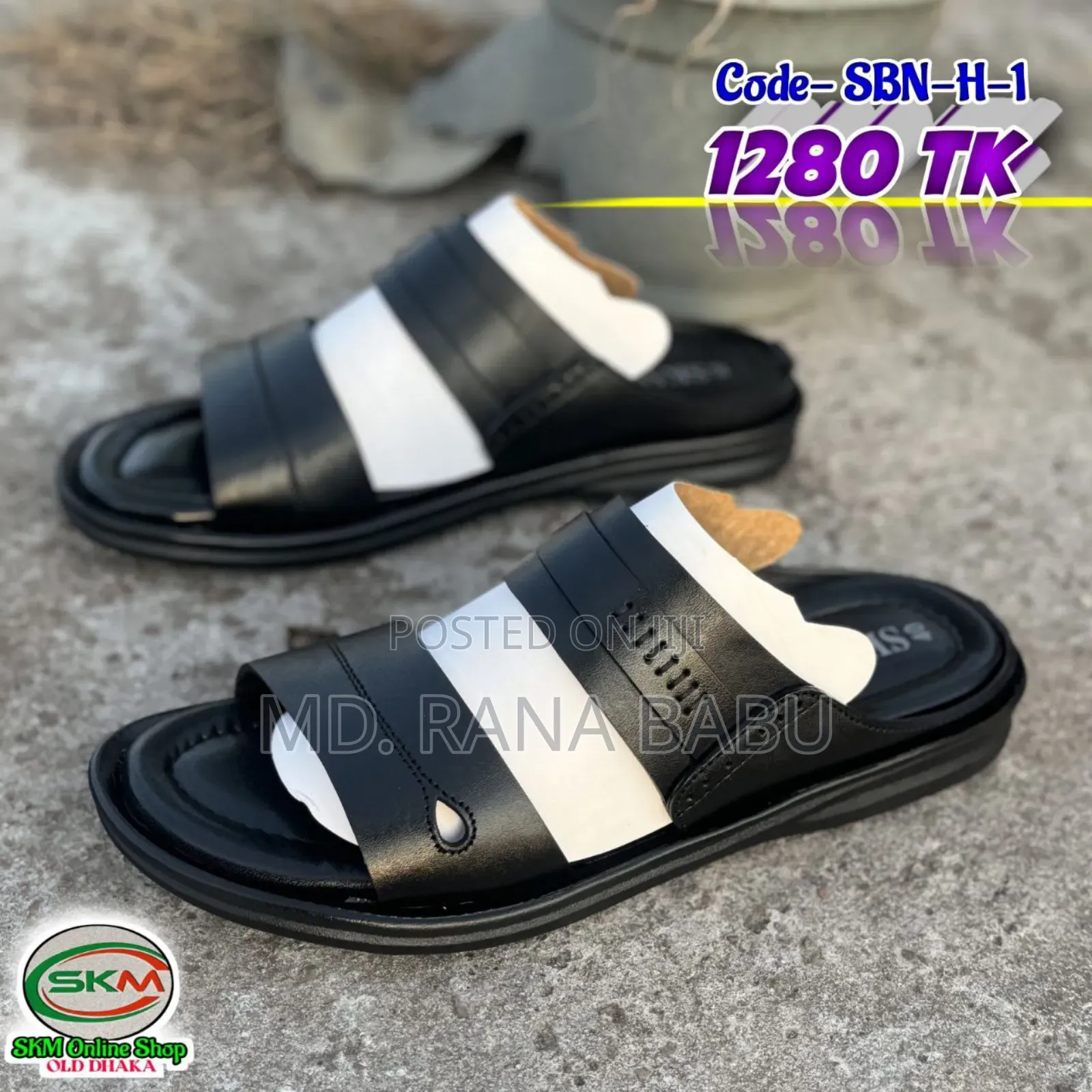 Original Leather Soft Half Sandals Shoes