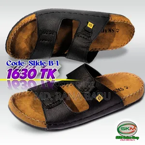 Photo - Original Leather Slide Sandals for Men