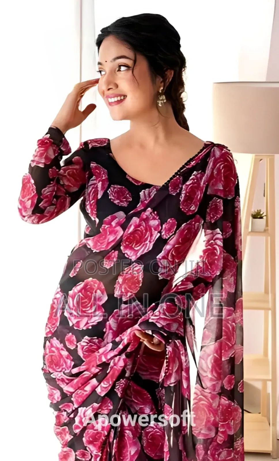 জর্জেট শাড়ি ইন্ডিয়ান