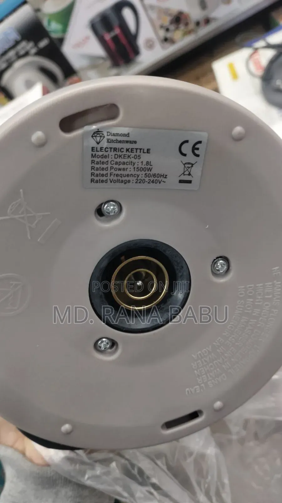 Transparent Electric Kettle Diamond Kitchenware