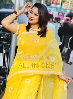 Photo - Block Print Sharee With Blouse Piece