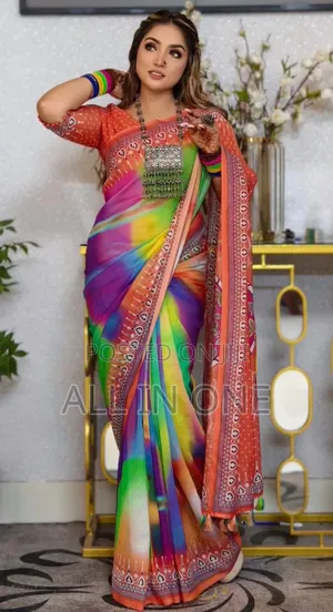 Digital Print Sharee With Blouse Piece আপডেট