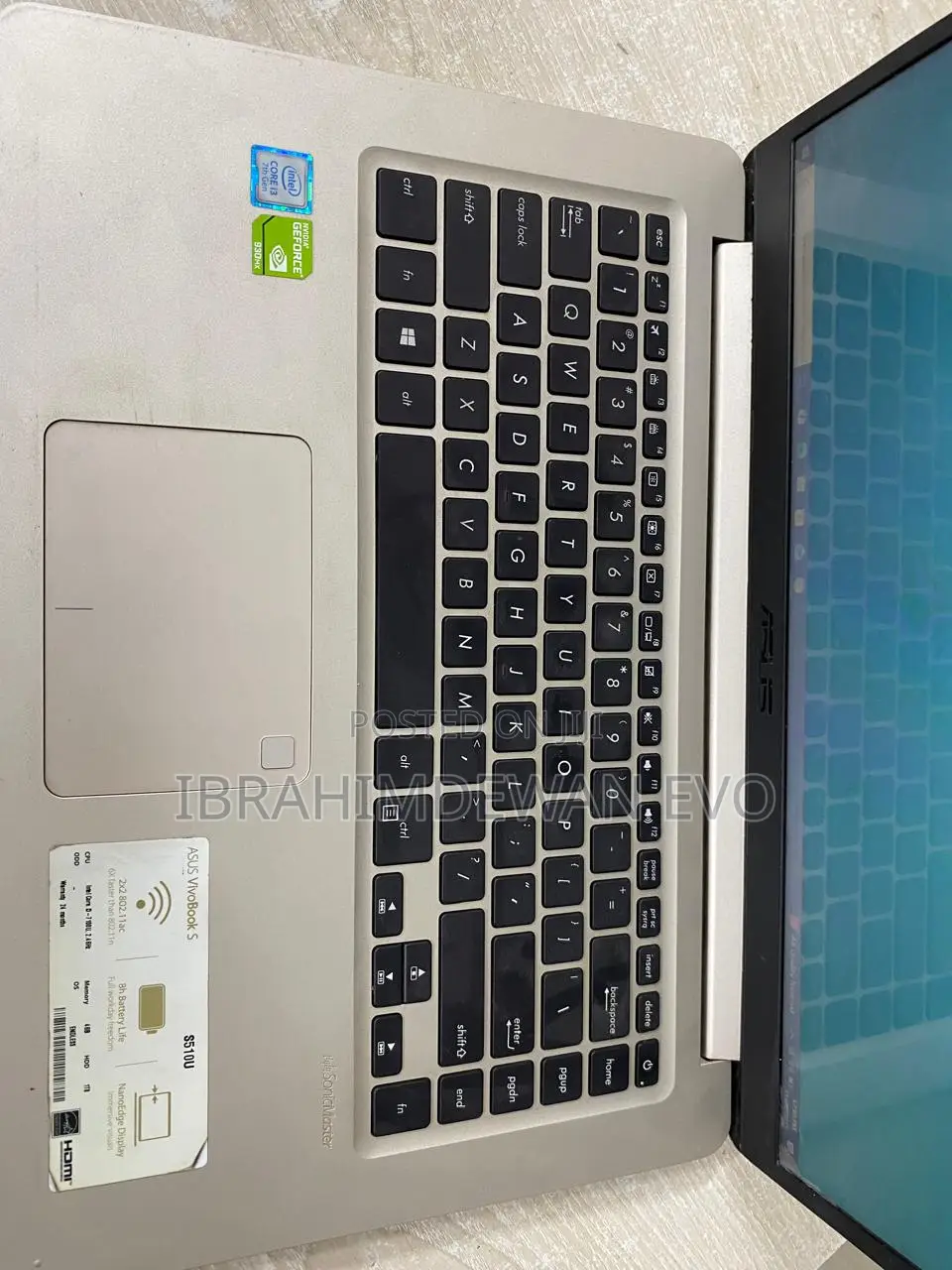 Laptop Asus 4GB Intel Core I3 SSD 512GB