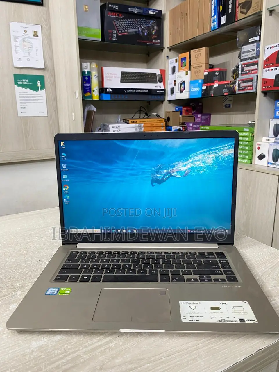 Laptop Asus 4GB Intel Core I3 SSD 512GB