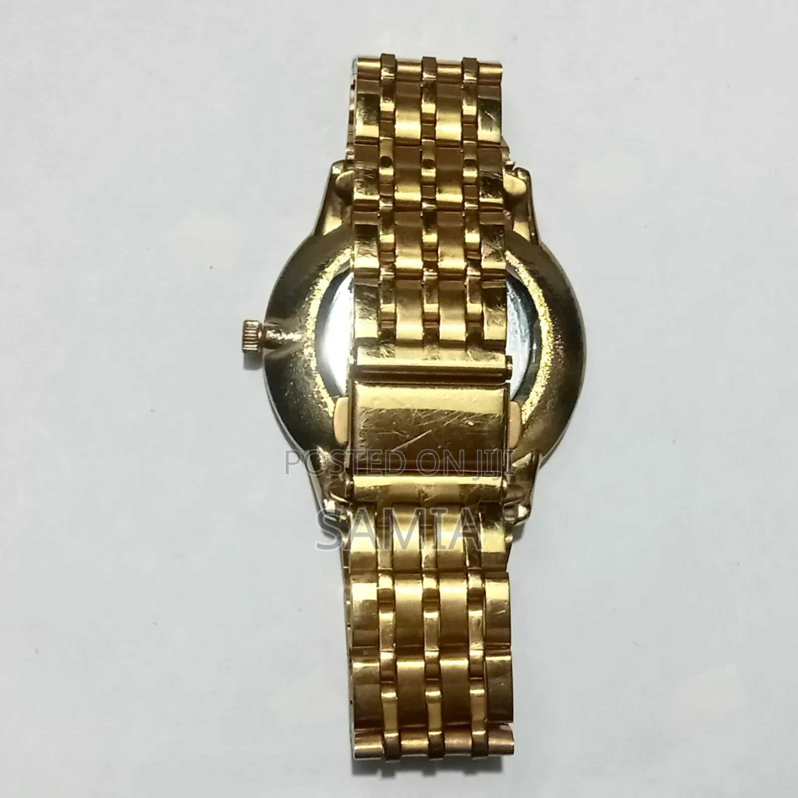 Longbo Men's Gold Tone Analog Watch— Sub-Dial