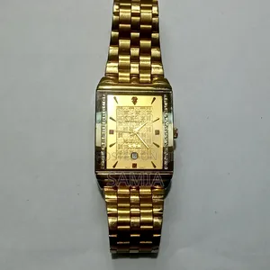 Swistar Gold Plated Swiss Quartz Watch- Water Resistant