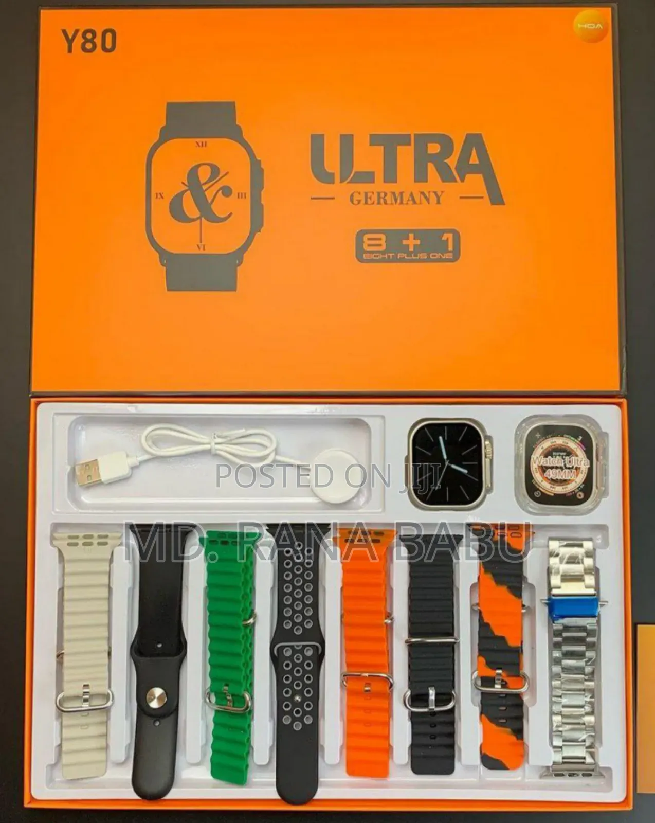 Y80 Ultra Smart Watch 8 In 1