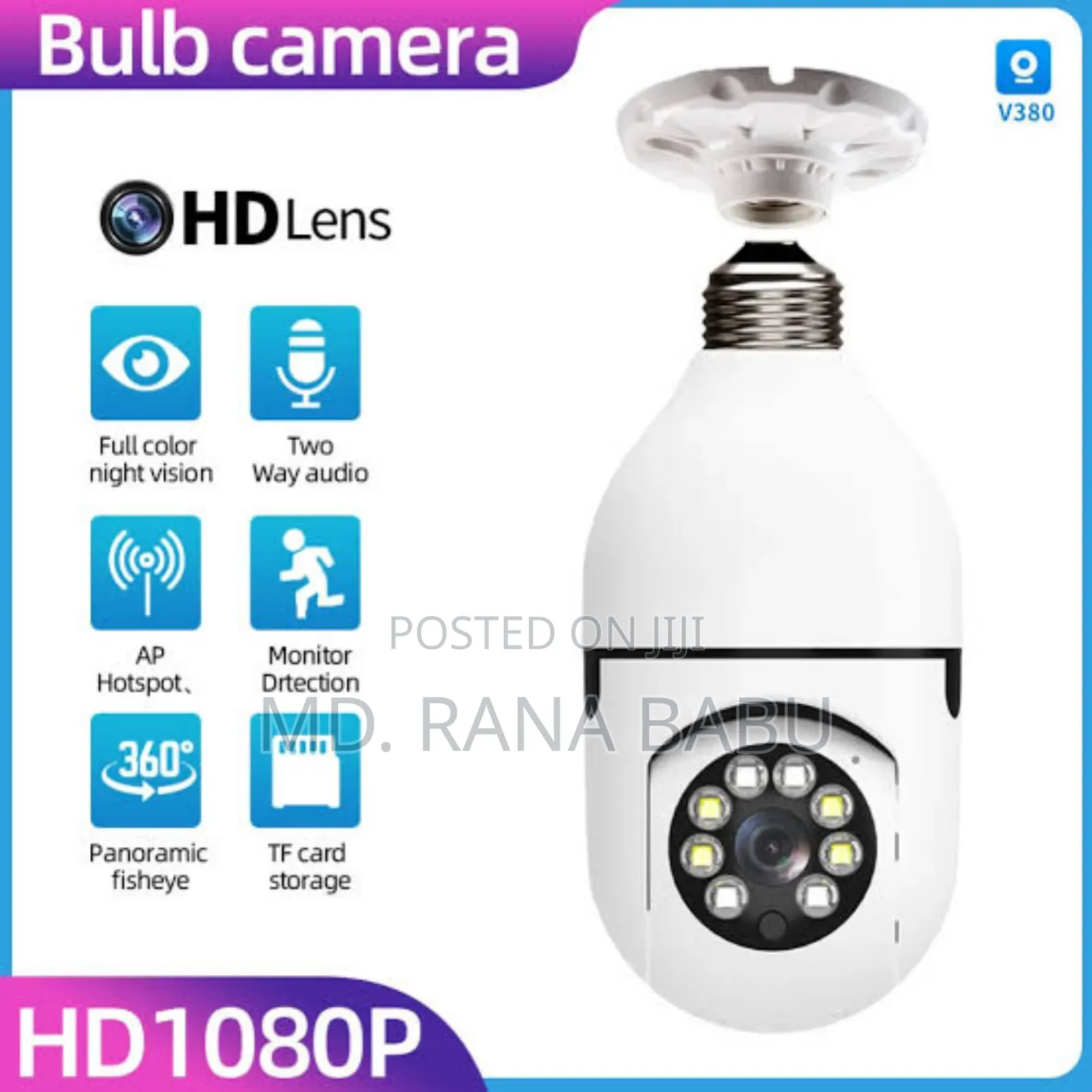 Panaroma E27 Bulb Camera