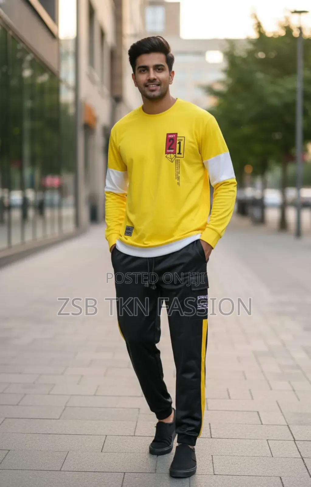 Full Sleeve Tshirt and Trouser Set ফুল হাতা গেঞ্জি এবং ট্রাউজার সেট।