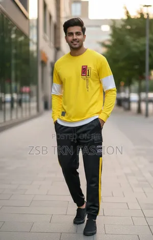 Full Sleeve Tshirt and Trouser Set ফুল হাতা গেঞ্জি এবং ট্রাউজার সেট।