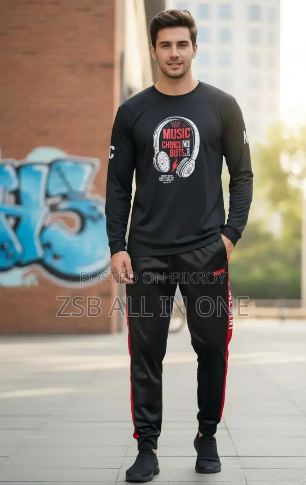 Full Sleeve T-shirt and Trouser Set