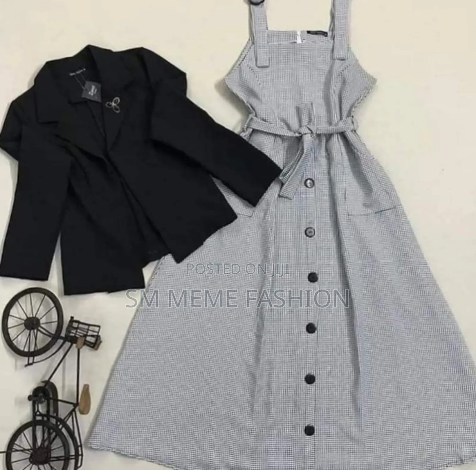 Western Denim Style Ladies Blazer Gown Tops