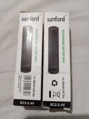 Sanford 2.4v 3000mah Rechargeable Battery Pack.