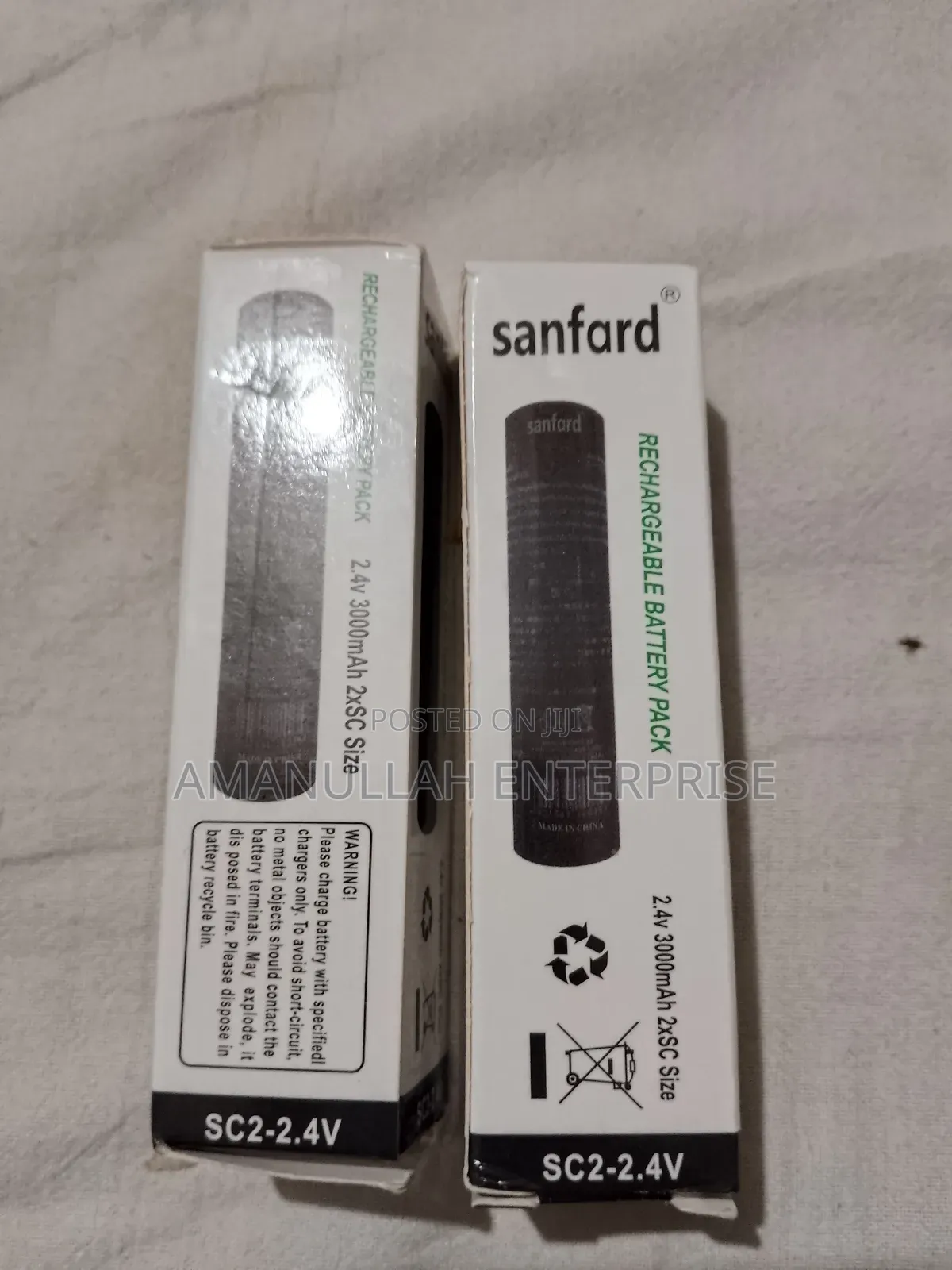 Sanford 2.4v 3000mah Rechargeable Battery Pack.