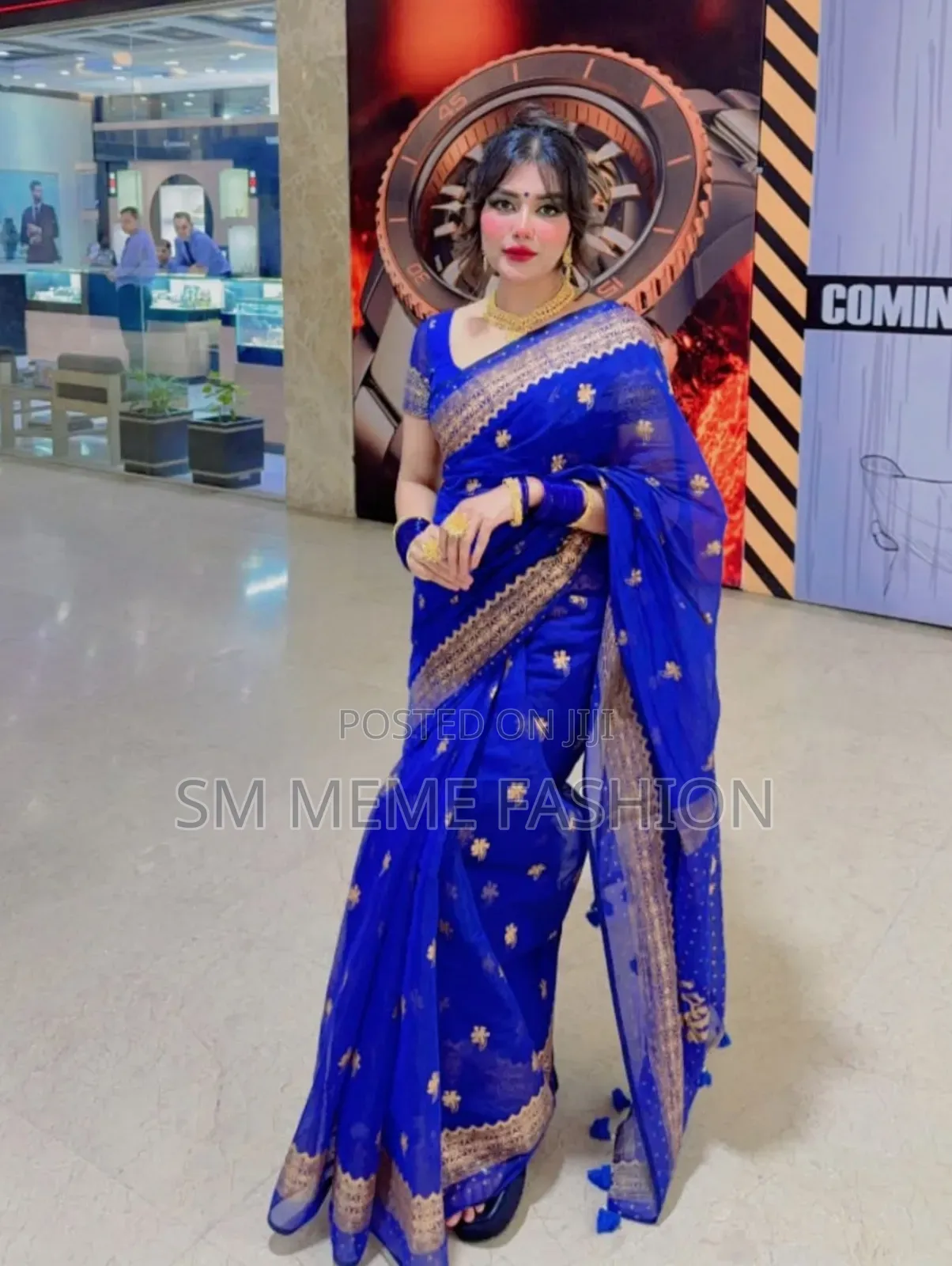 সেমি মসলিন রাজকীয় সৌন্দর্য ও আরাম শাড়ী