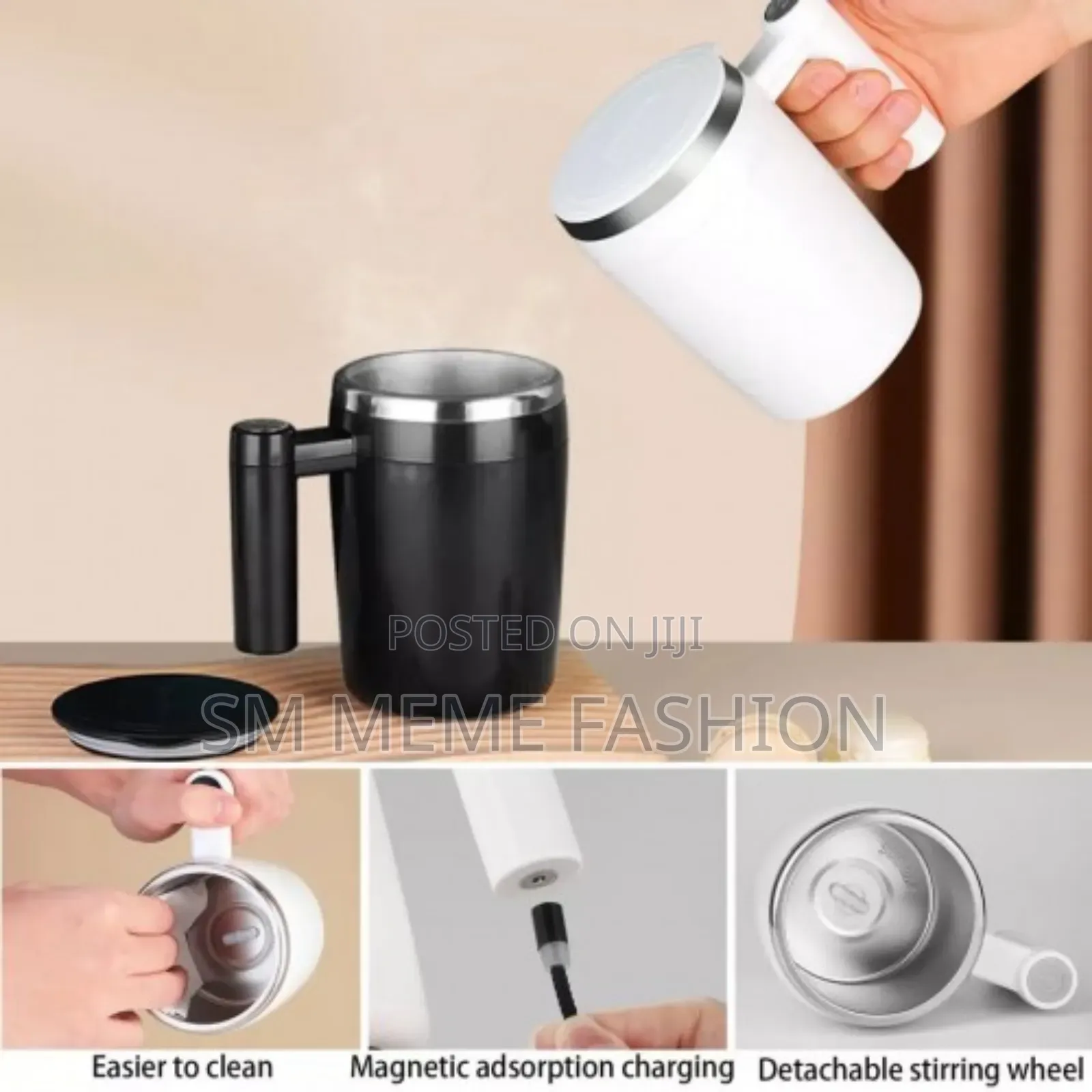 Self Stirring Coffee Milk Tea Cup Smart