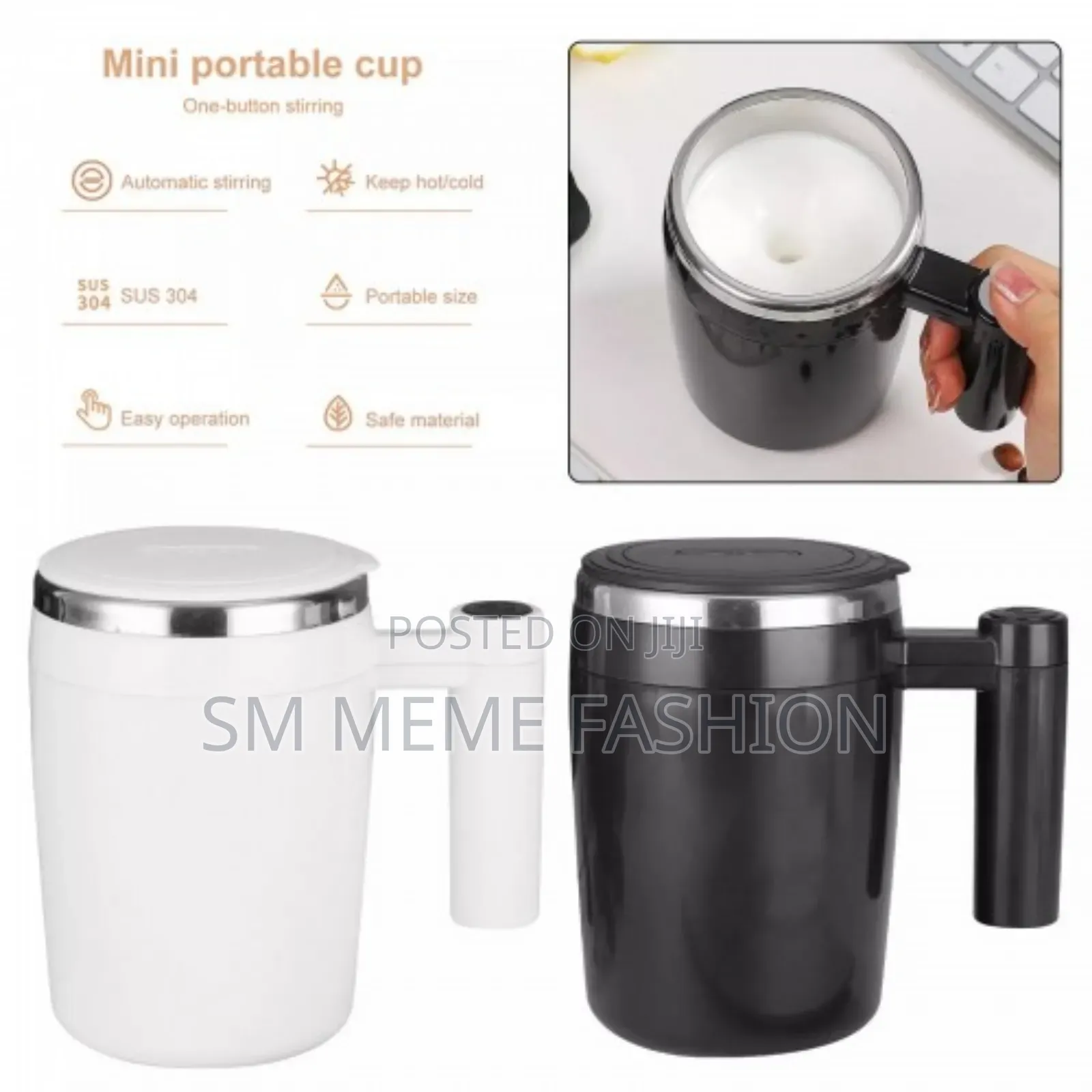 Self Stirring Coffee Milk Tea Cup Smart