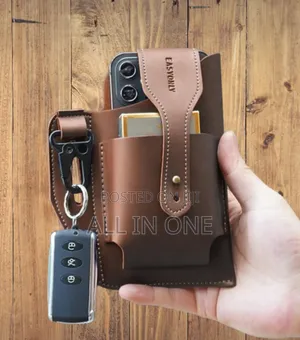 Photo - Retro Belt Waist Fashionable Bag Brown High Quality