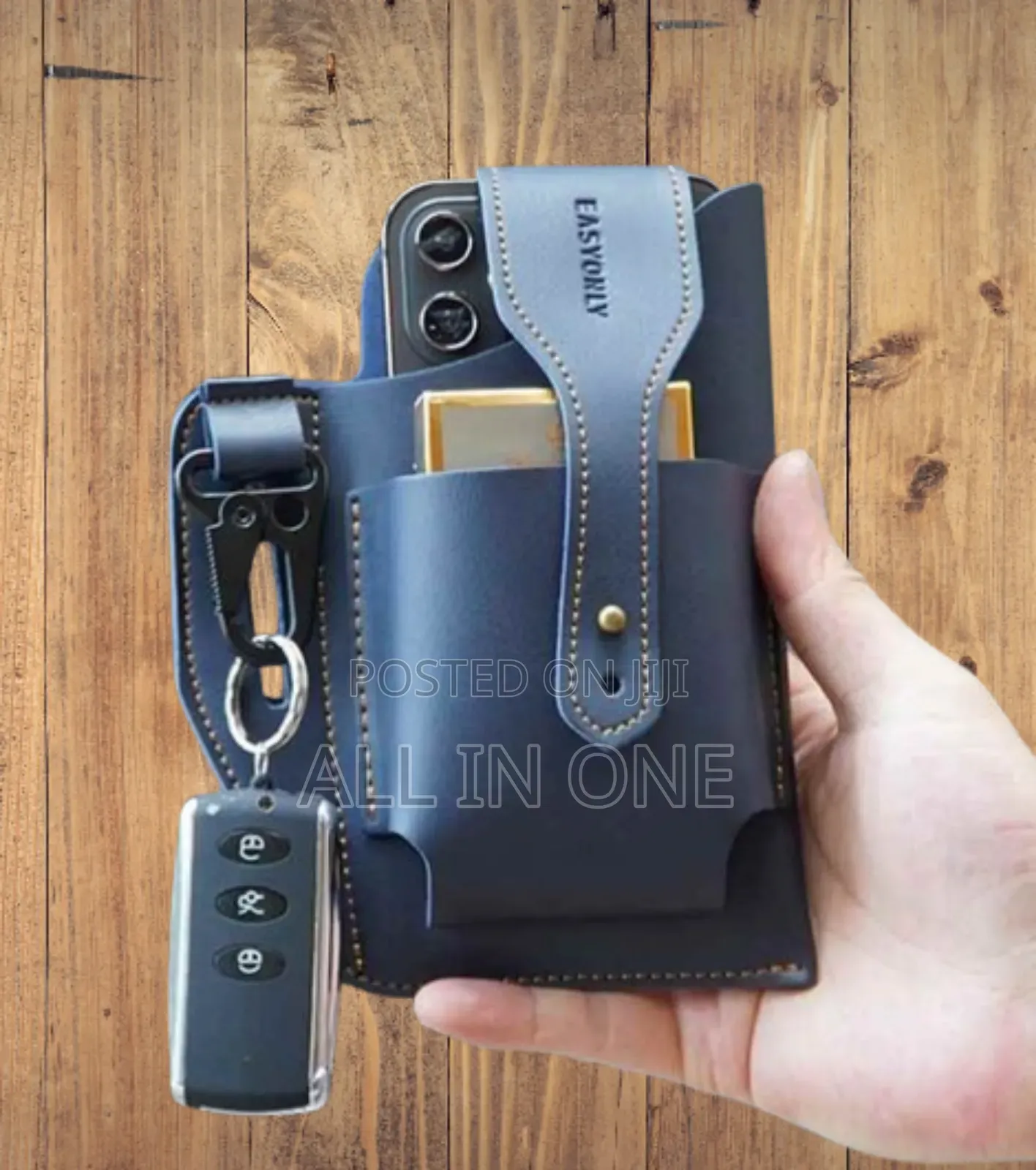 Retro Belt Waist Fashionable Bag Brown High Quality