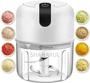 Photo - Usb Rechargeable Portable Electric Mini Garlic Choppe 250 Ml Em 4378