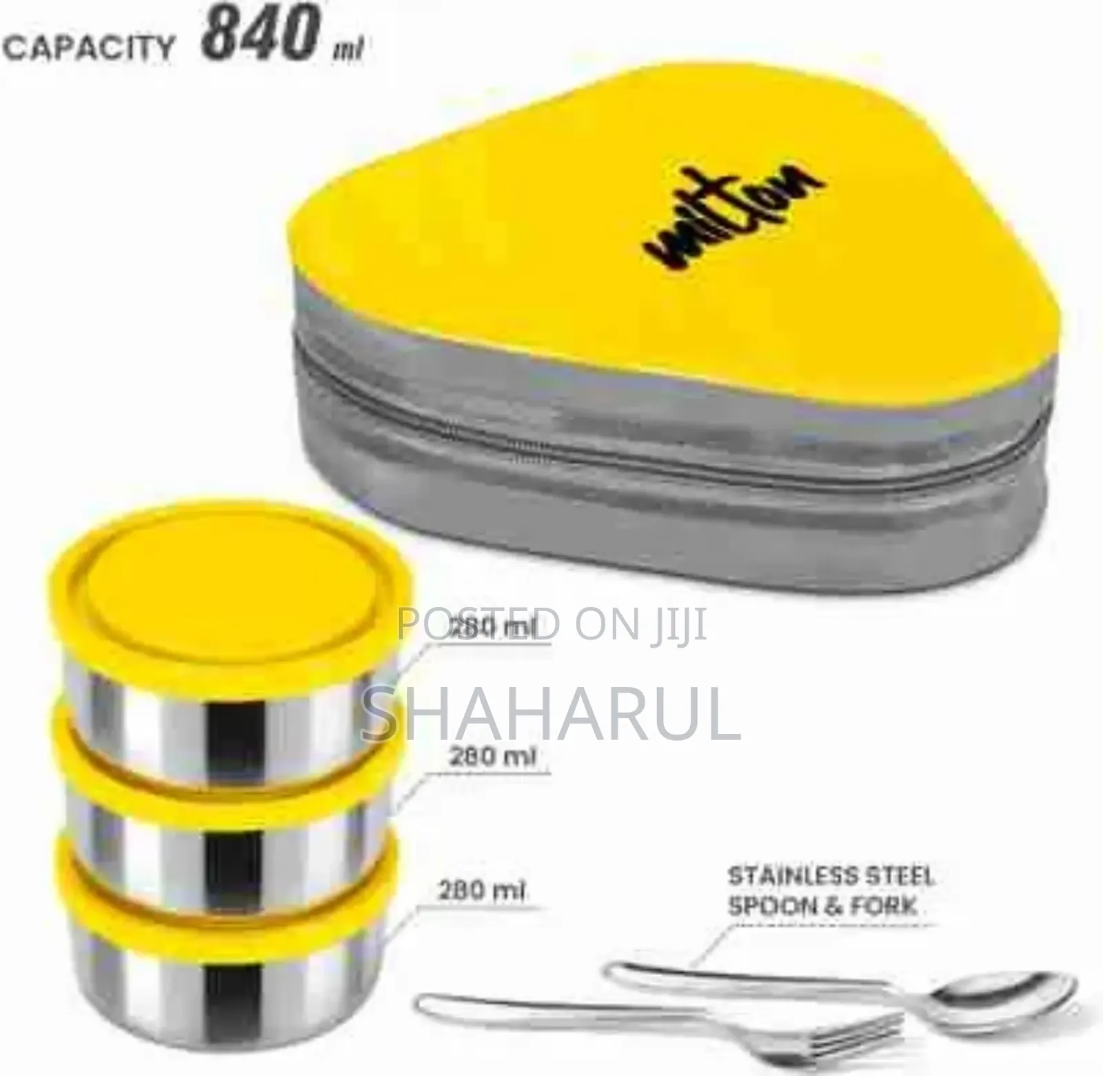 Milton Triyum Stainless Steel Tiffin Box | Food Grade
Code : 8198