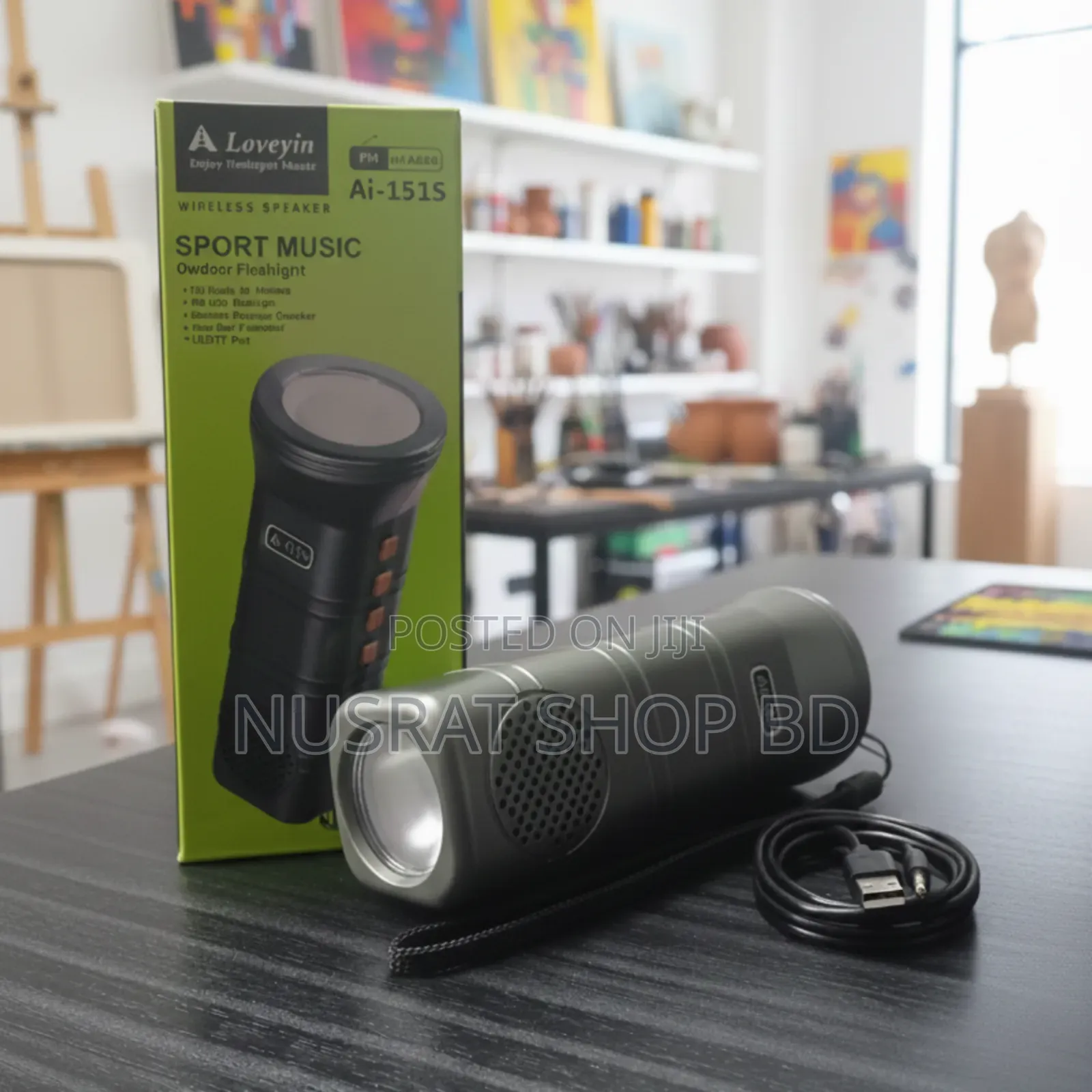 Ai-151s Wireless Speaker Sport Music Outdoor Flashlight
Code : 11789