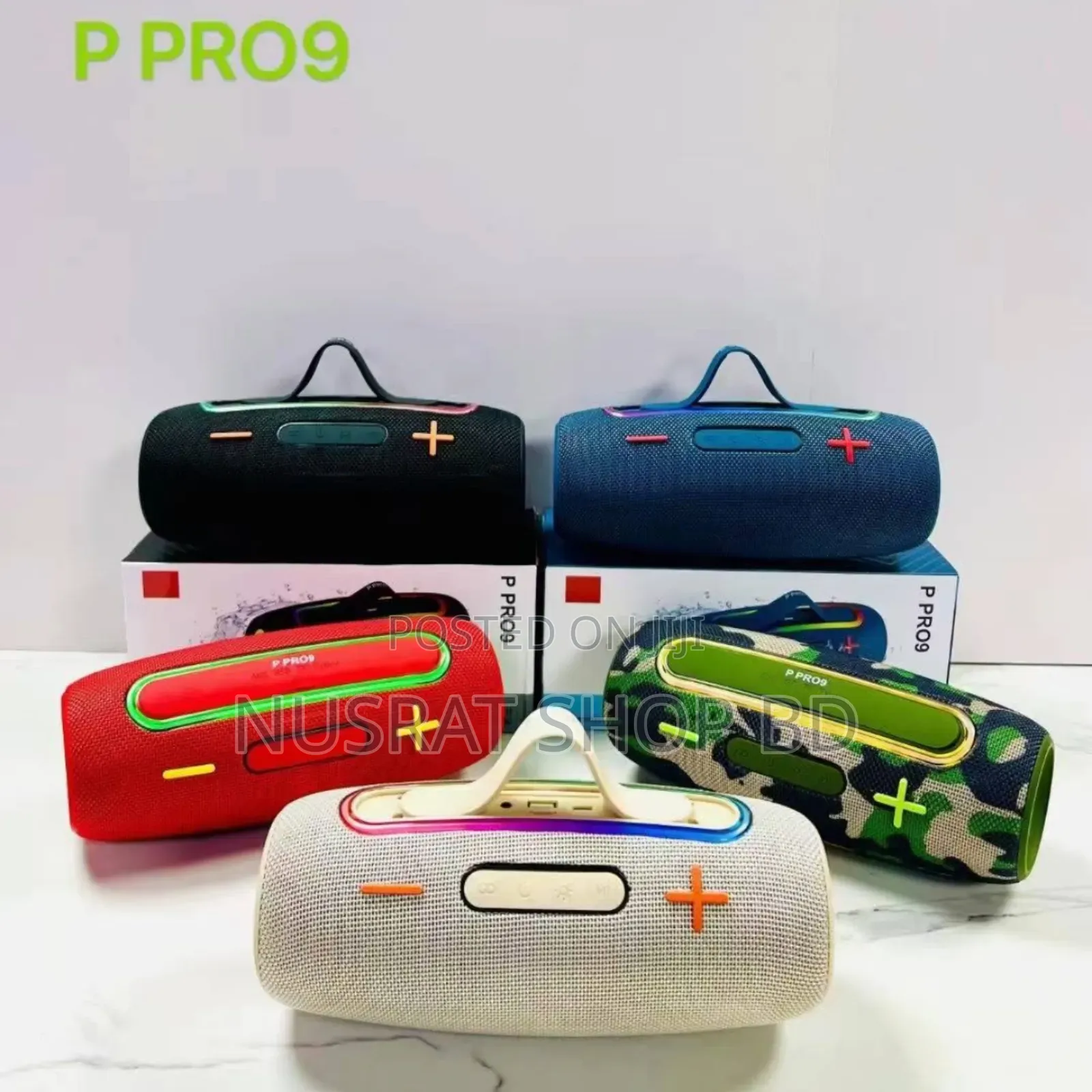 Pro9 Bluetooth Speakers Stwireless Bt 20w RGB Speaker
Code : 11699