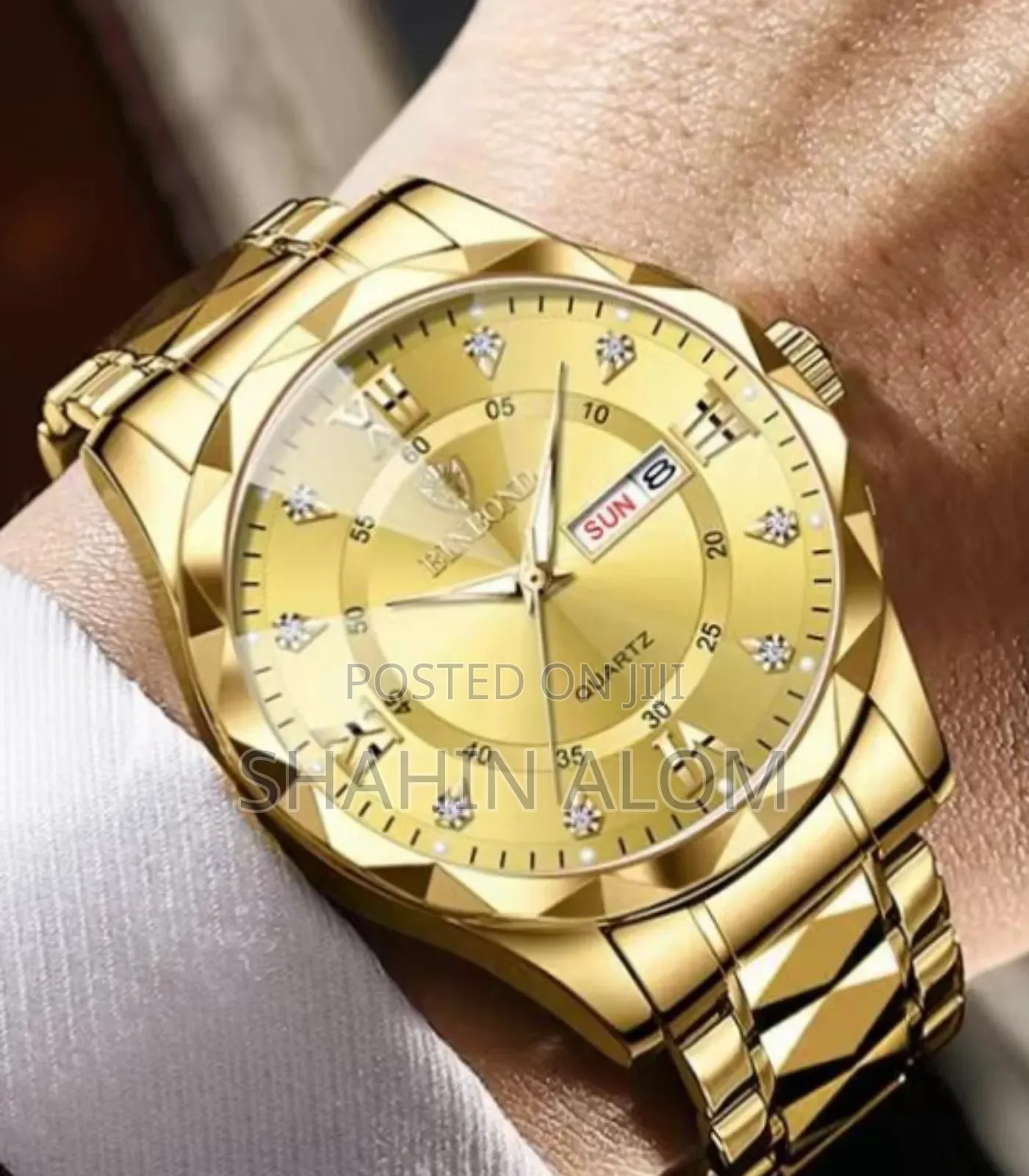 Binbond 2521 Luxury Brand Luminous Quartz Watch for Men