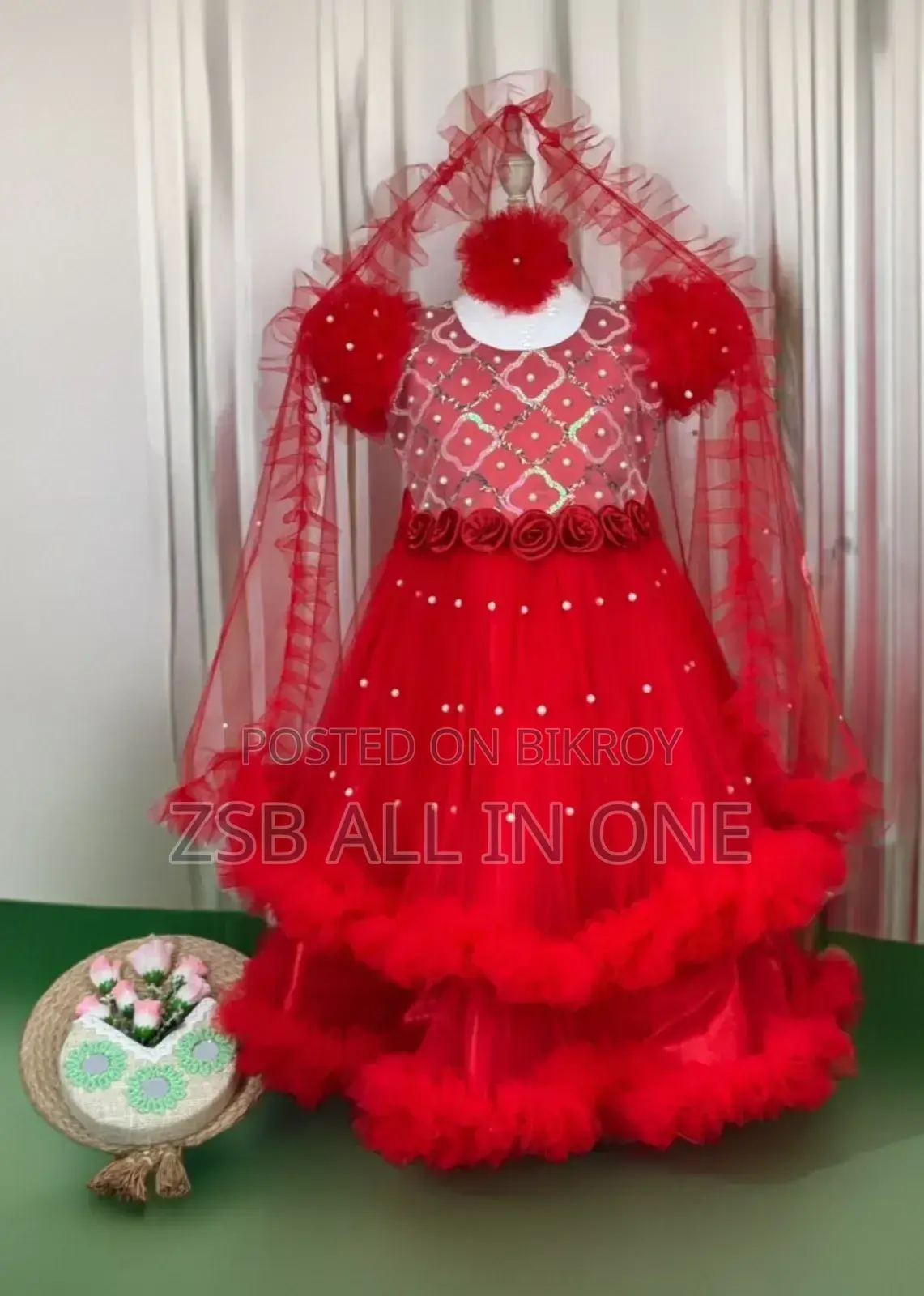 Baby Party Gown (Pori Dress) Indian High Quality