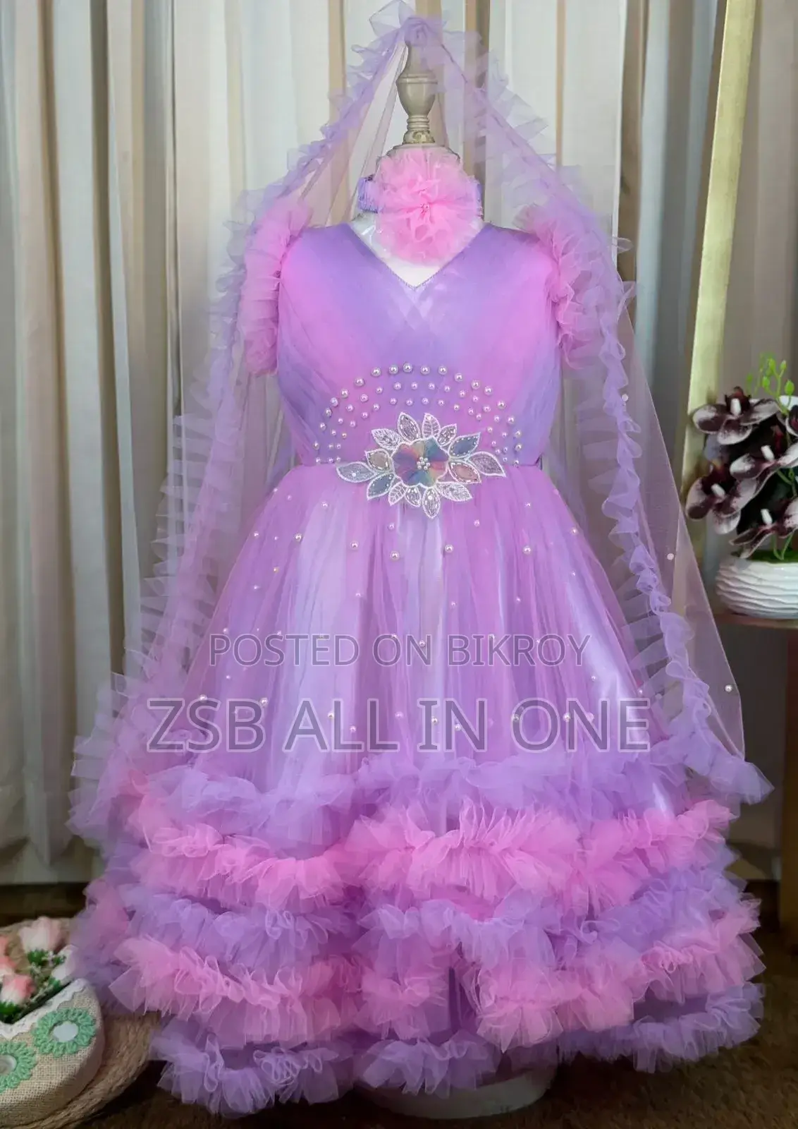 Baby Party Gown (Pori Dress) Indian High Quality