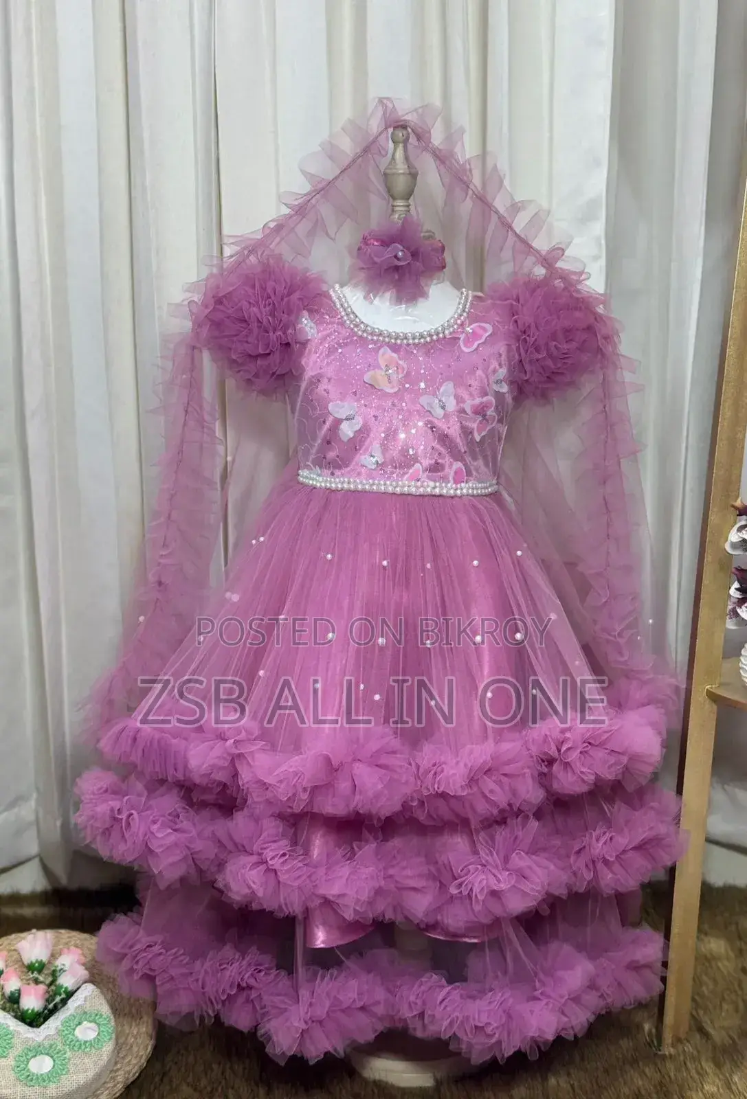 Baby Party Gown (Pori Dress) Indian High Quality