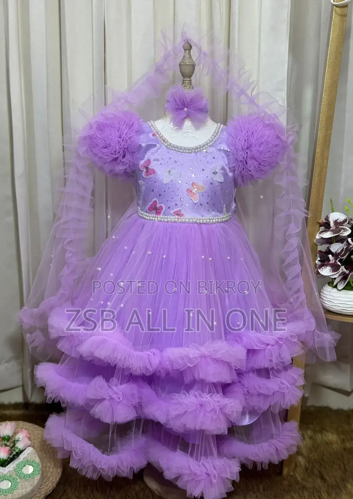 Baby Party Gown (Pori Dress) Indian High Quality