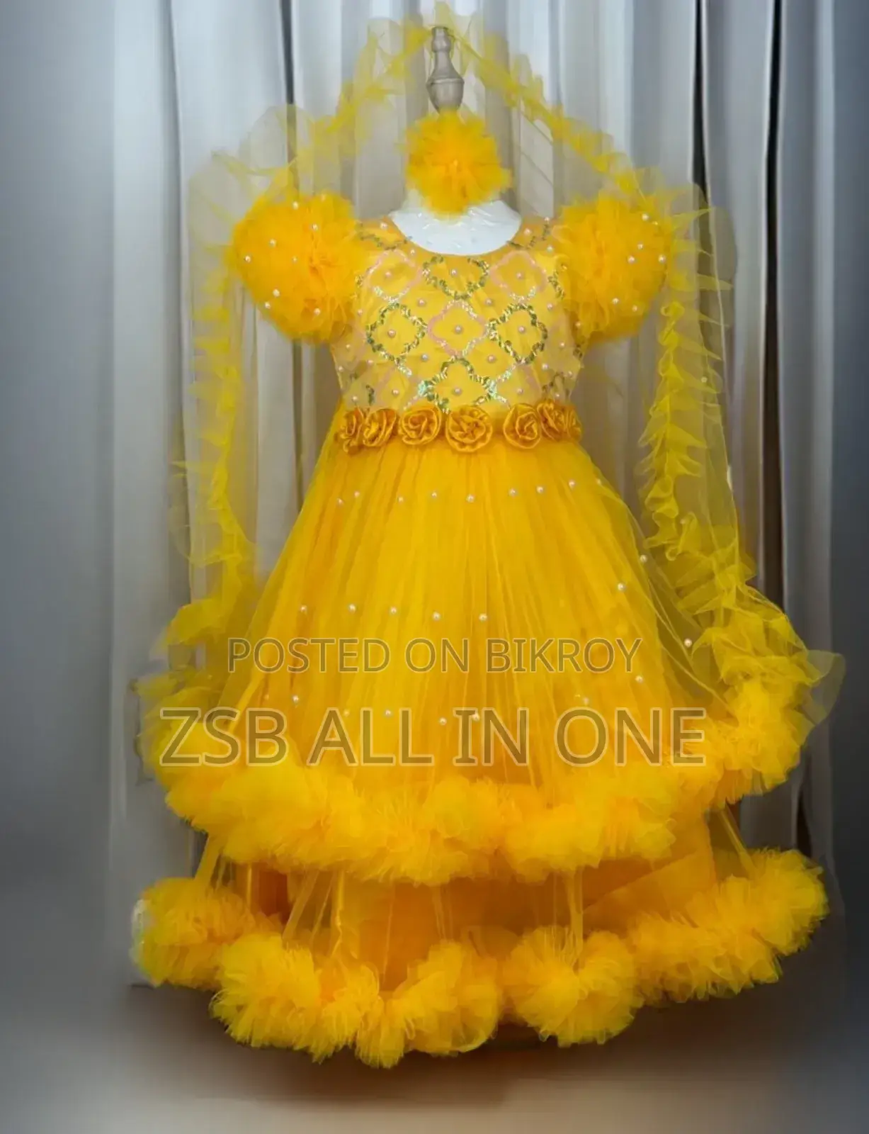 Baby Party Gown (Pori Dress) Indian High Quality
