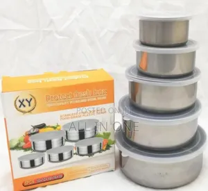 Protect Fresh Box 5 Pieces High Quality Stainless Steel Ware Set