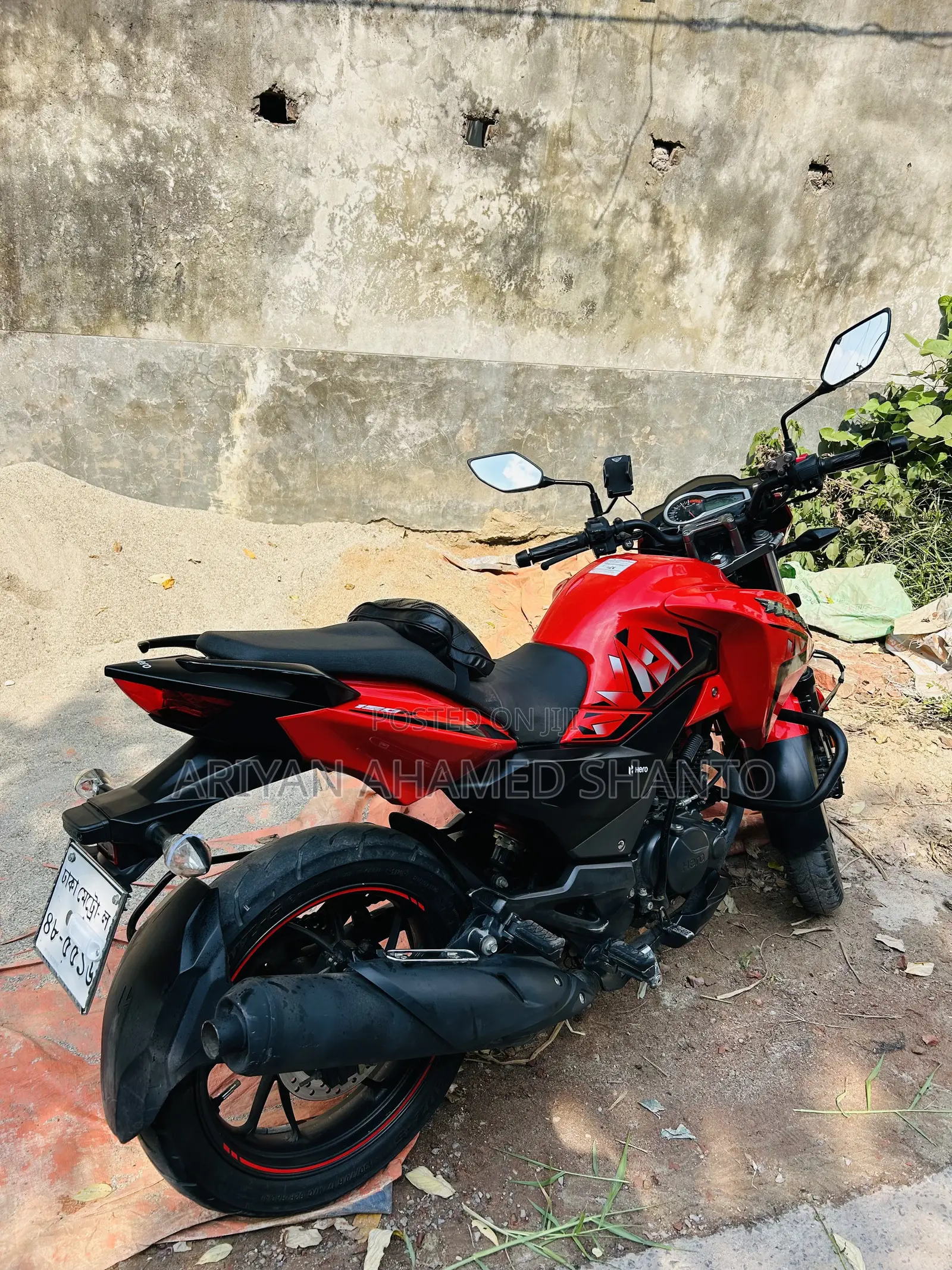 New Hero Hunk 150 2023 Red