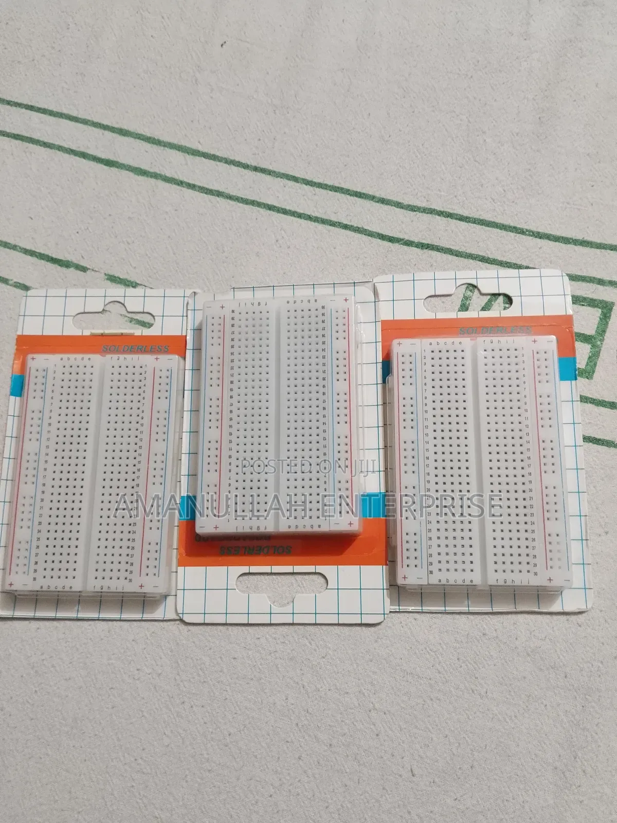 Solderless Breadboard, Which Is Used For Prototyping Electronic.