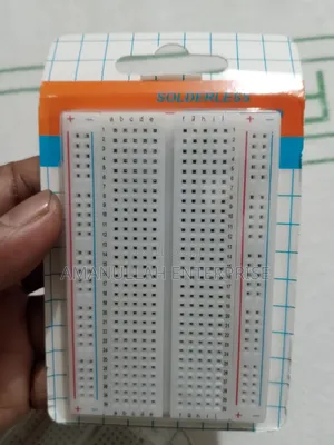Solderless Breadboard, Which Is Used For Prototyping Electronic.