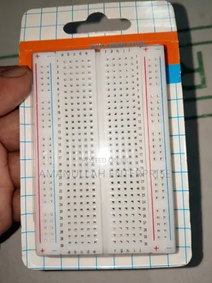 Solderless Breadboard, Which Is Used For Prototyping Electronic.